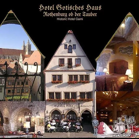 Historik Gotisches Haus Garni Gasthof Rothenburg ob der Tauber